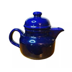 Blue Ceramic Teapot